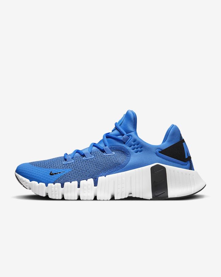 Nike Free Metcon 4 Ženske Cipele Za Trening Plave Bijele Crne | HR-08651GQUC