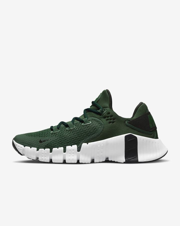 Nike Free Metcon 4 Ženske Cipele Za Trening Zelene Crne Bijele | HR-17843YVQG