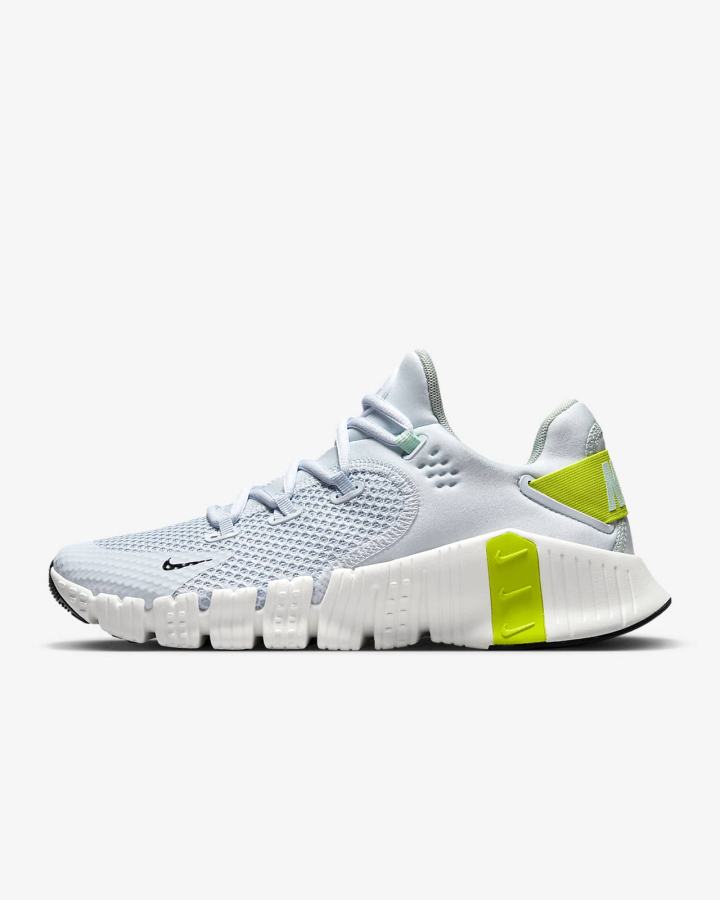 Nike Free Metcon 4 Ženske Cipele Za Trening Sive Zelene Menta Crne | HR-26784ZPNK