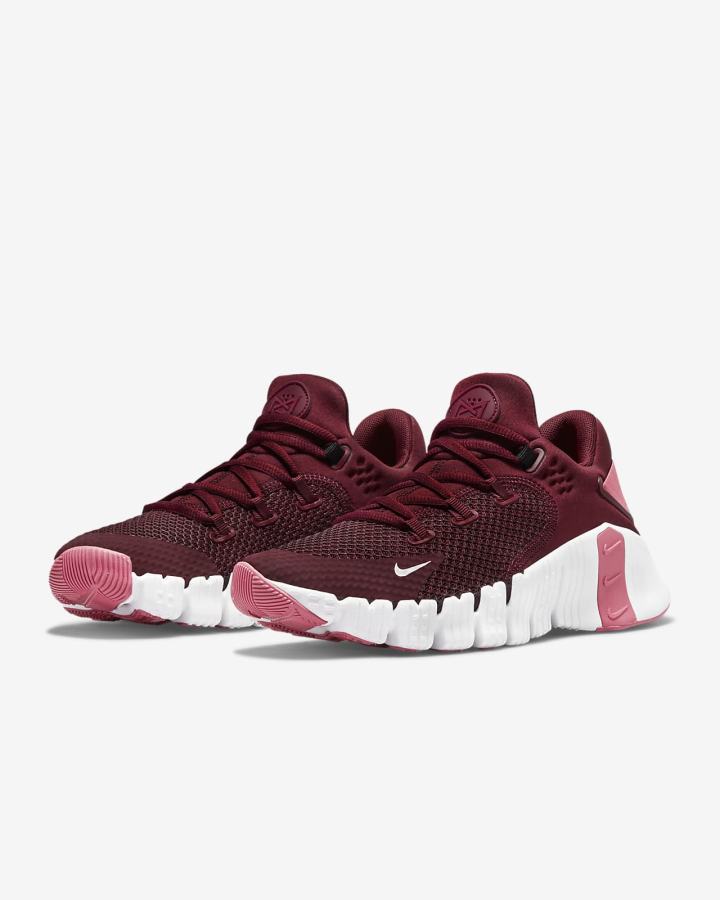 Nike Free Metcon 4 Ženske Cipele Za Trening Roze Crne Bijele | HR-80514BFJH