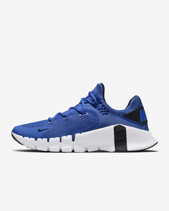 Nike Free Metcon 4 Ženske Cipele Za Trening Kraljevska Plava Crne Bijele | HR-95120ITSF