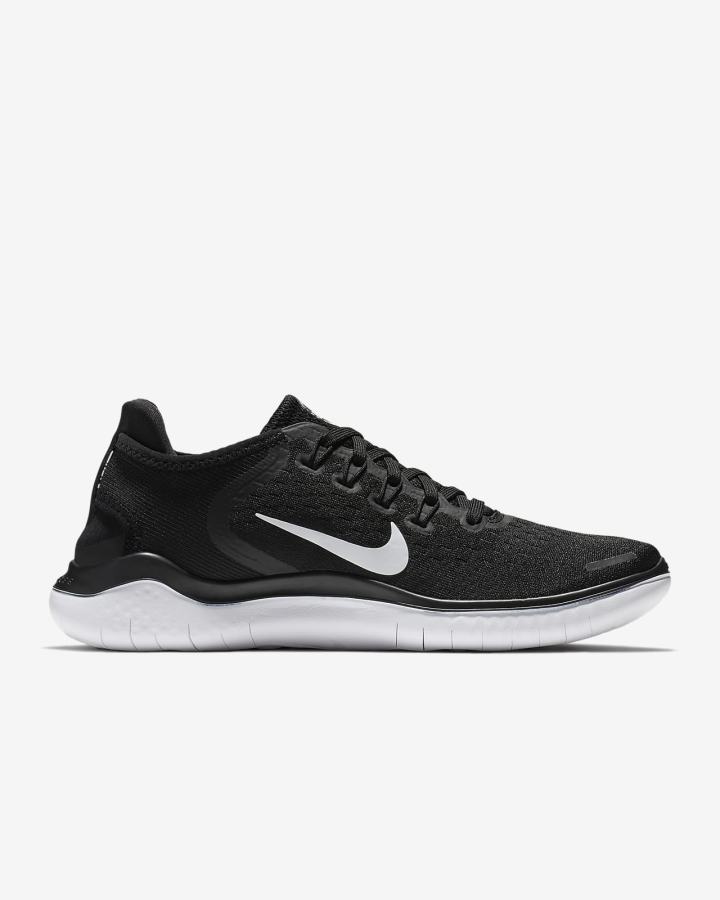 Nike Free RN 2018 Ženske Tenisiće Crne Bijele | HR-28149JGHT