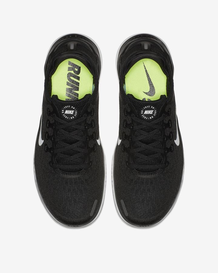 Nike Free RN 2018 Ženske Tenisiće Crne Bijele | HR-28149JGHT