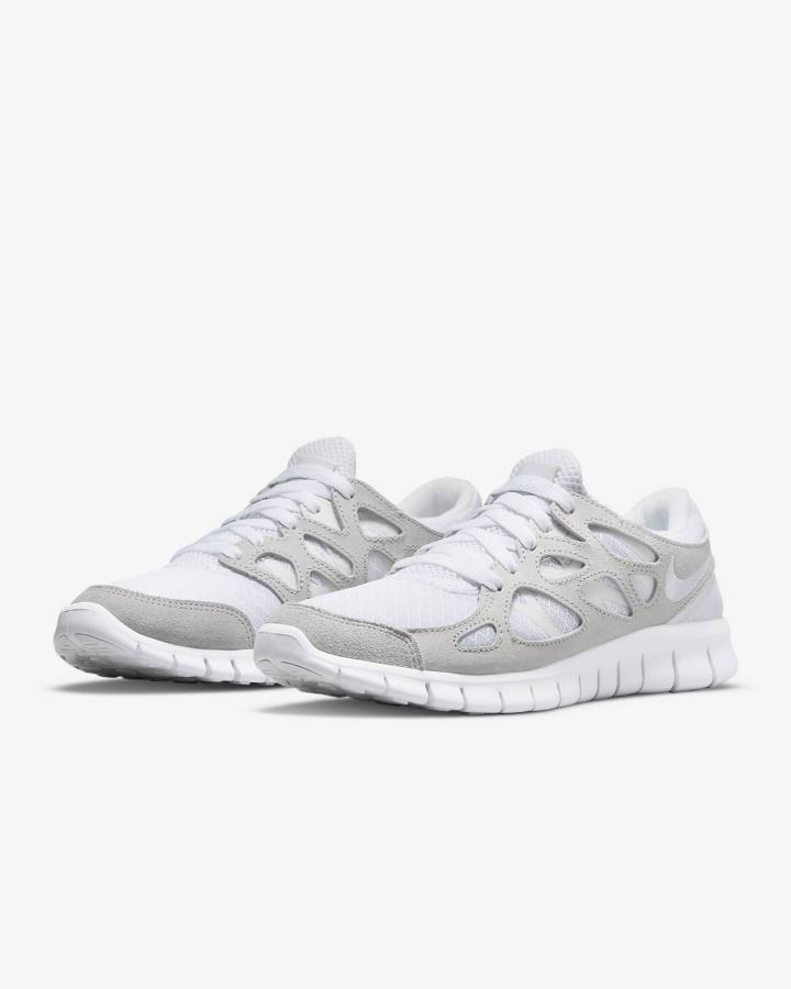 Nike Free Run 2 Ženske Tenisiće Bijele Platine Bijele | HR-46103YLTE