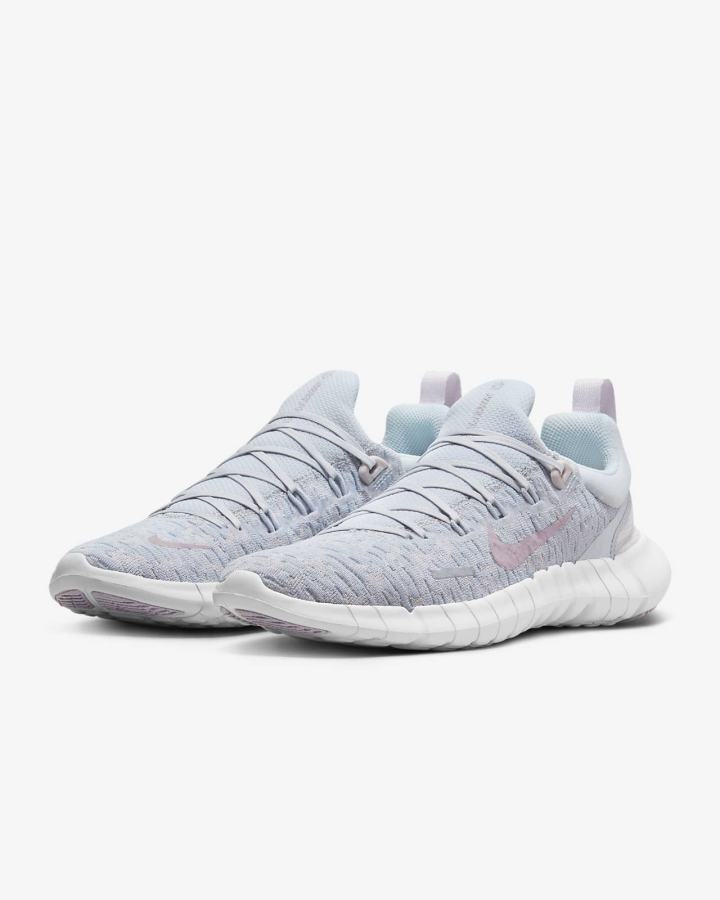 Nike Free Run 5.0 Road Ženske Tenisiće Bijele Ljubičaste | HR-86793KVTB