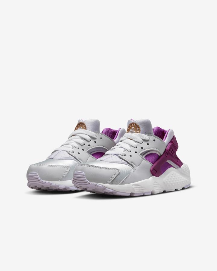 Nike Huarache Run Kids Za Djevojčice Tenisiće Platine Ljubičaste Metalne Bakrene | HR-14937XWSM