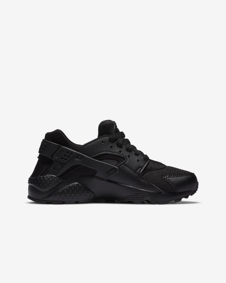 Nike Huarache Run Kids Za Djevojčice Tenisiće Crne | HR-17836GQPS