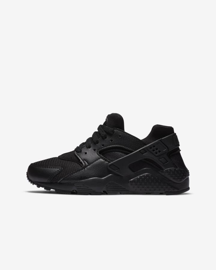 Nike Huarache Run Kids Za Djevojčice Tenisiće Crne | HR-17836GQPS