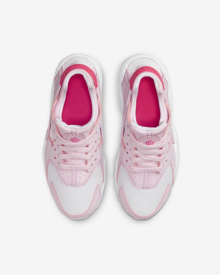 Nike Huarache Run Kids Za Djevojčice Tenisiće Roze Bijele Roze | HR-68459HSMN