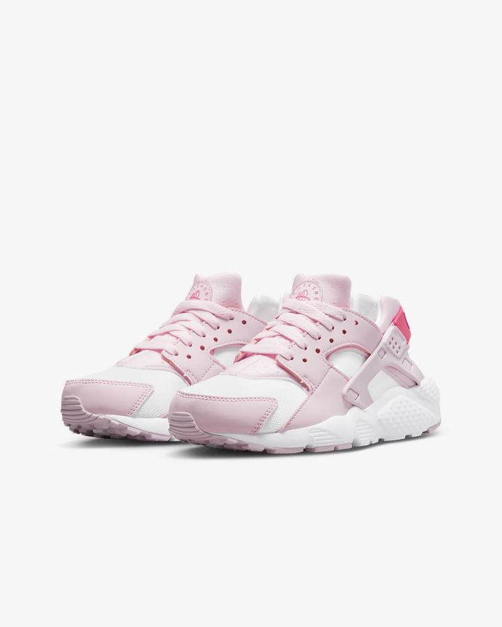 Nike Huarache Run Kids Za Djevojčice Tenisiće Roze Bijele Roze | HR-68459HSMN