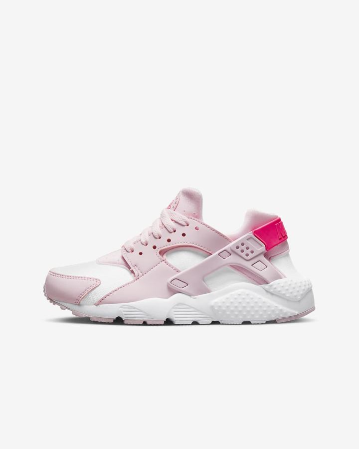 Nike Huarache Run Kids Za Djevojčice Tenisiće Roze Bijele Roze | HR-68459HSMN