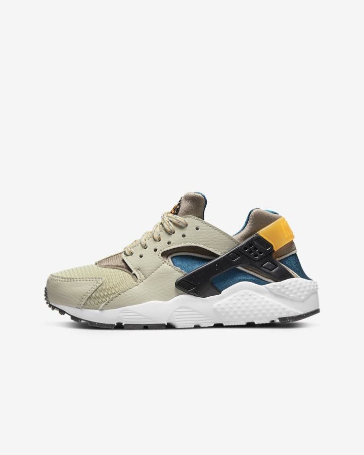 Nike Huarache Run Kids Za Dječake Tenisiće Svijetlo Sive Crne | HR-47306GENI