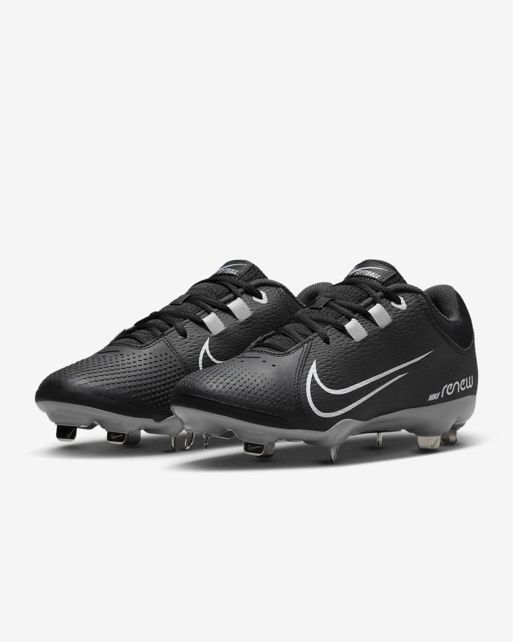 Nike Hyperdiamond 4 Pro Ženske Kopačke Za Softball Crne Tamno Sive Bijele | HR-64109NAGH