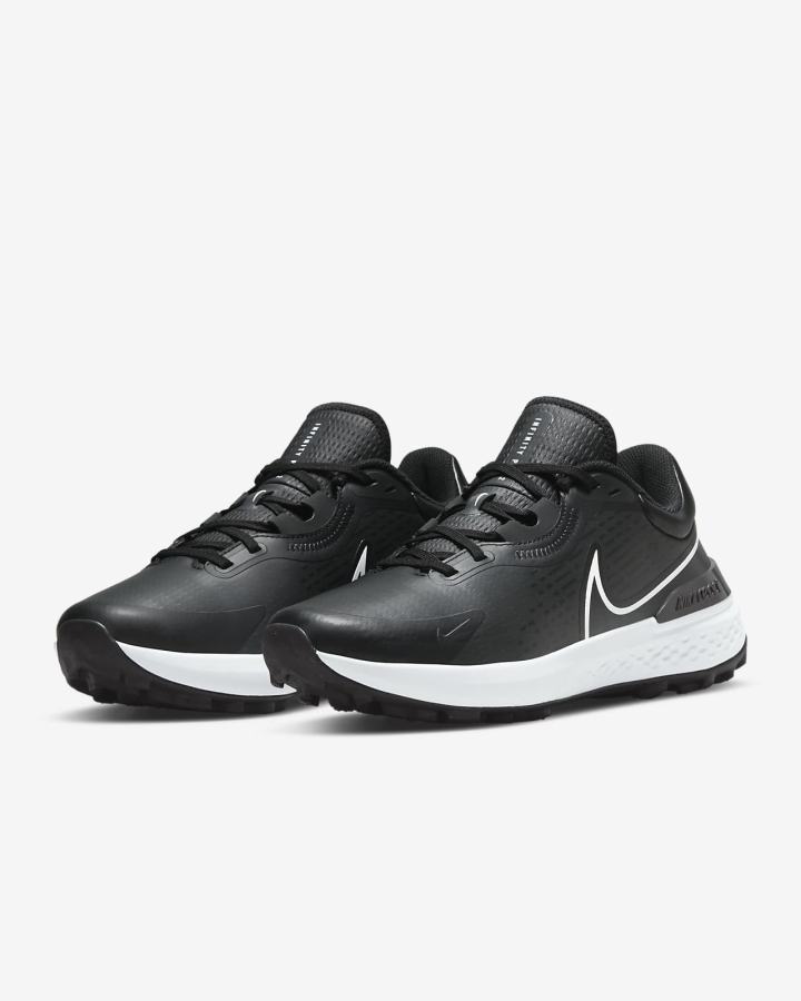 Nike Infinity Pro 2 Muške Cipele Za Golf Tamno Sive Crne Bijele | HR-41786TWDE