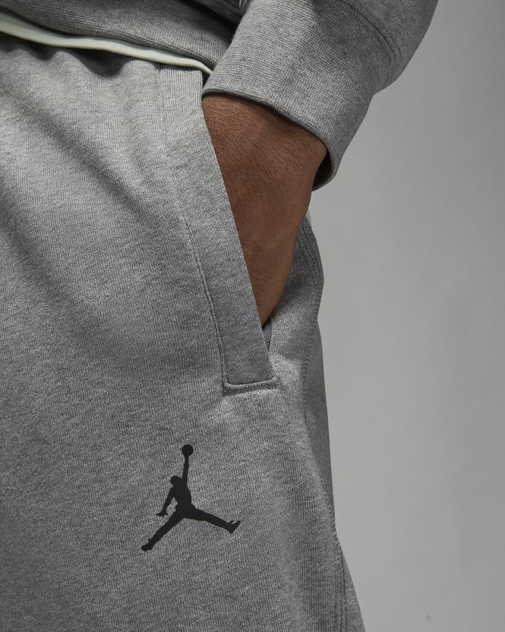 Nike Jordan Dri-FIT Sport Crossover Fleece Muške Hlače Tamno Sive Crne | HR-91458TSLZ