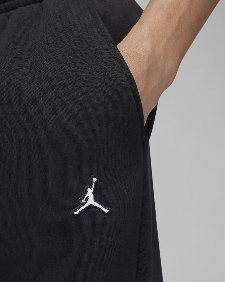 Nike Jordan Essential Fleece Muške Hlače Crne Bijele | HR-42685FASV