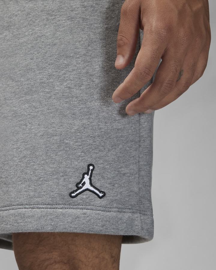 Nike Jordan Essential Fleece Muške Kratke Hlače Tamno Sive Bijele | HR-21567JVIS