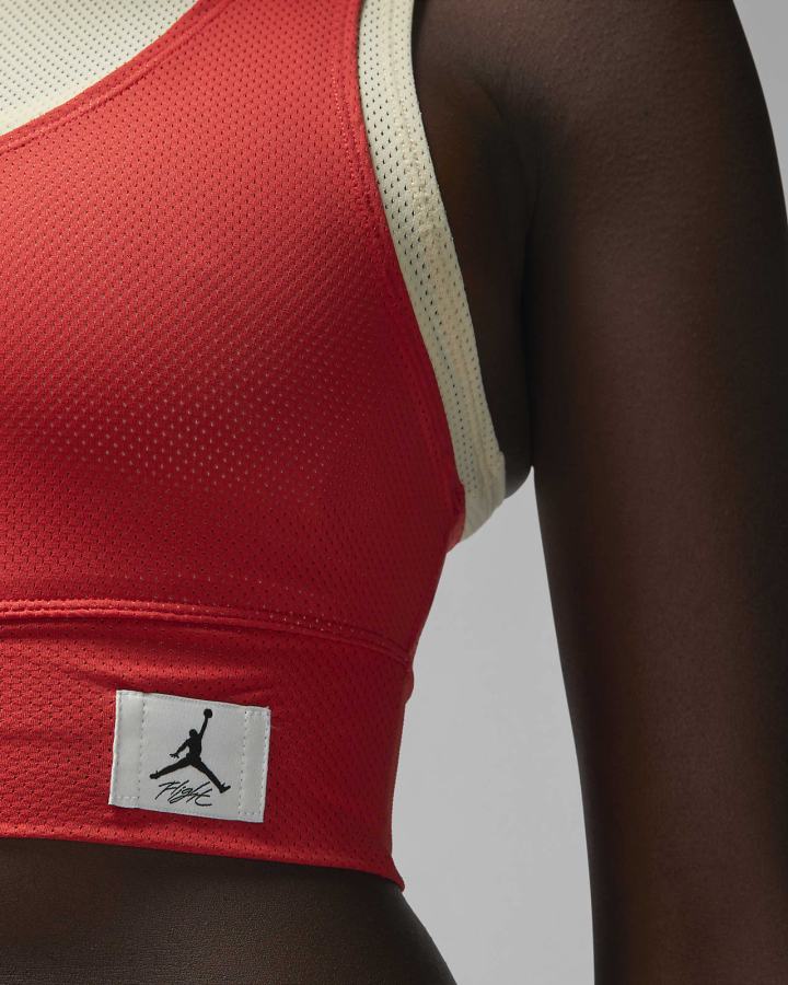 Nike Jordan Essentials Cropped Top Ženske Crop Top Crvene | HR-51389DYUA