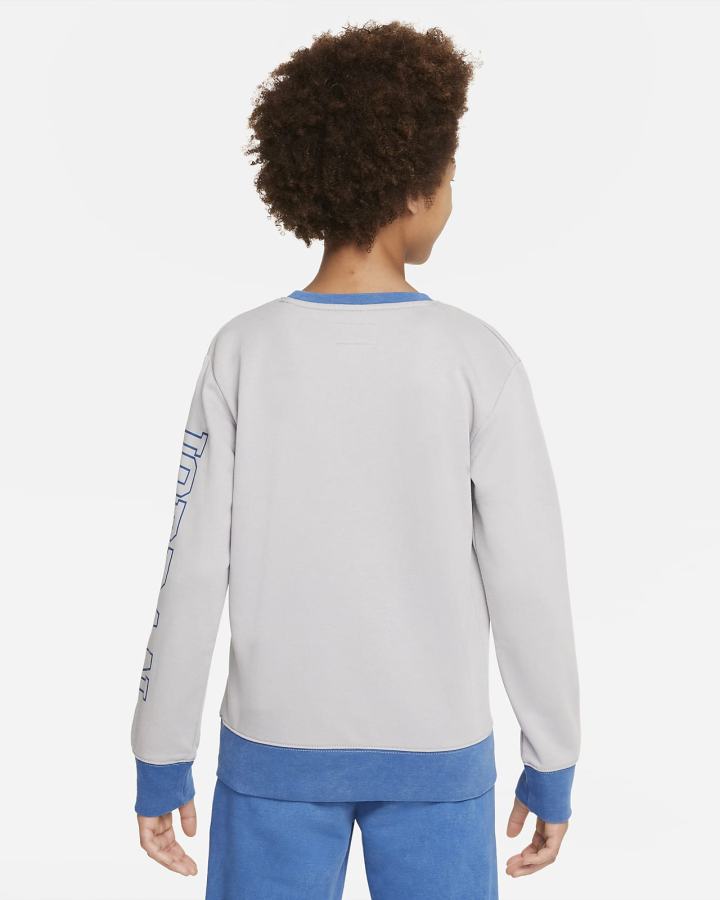 Nike Jordan Jumpman Kids Crew Za Dječake Dukserice Svijetlo Sive | HR-34579MHQN