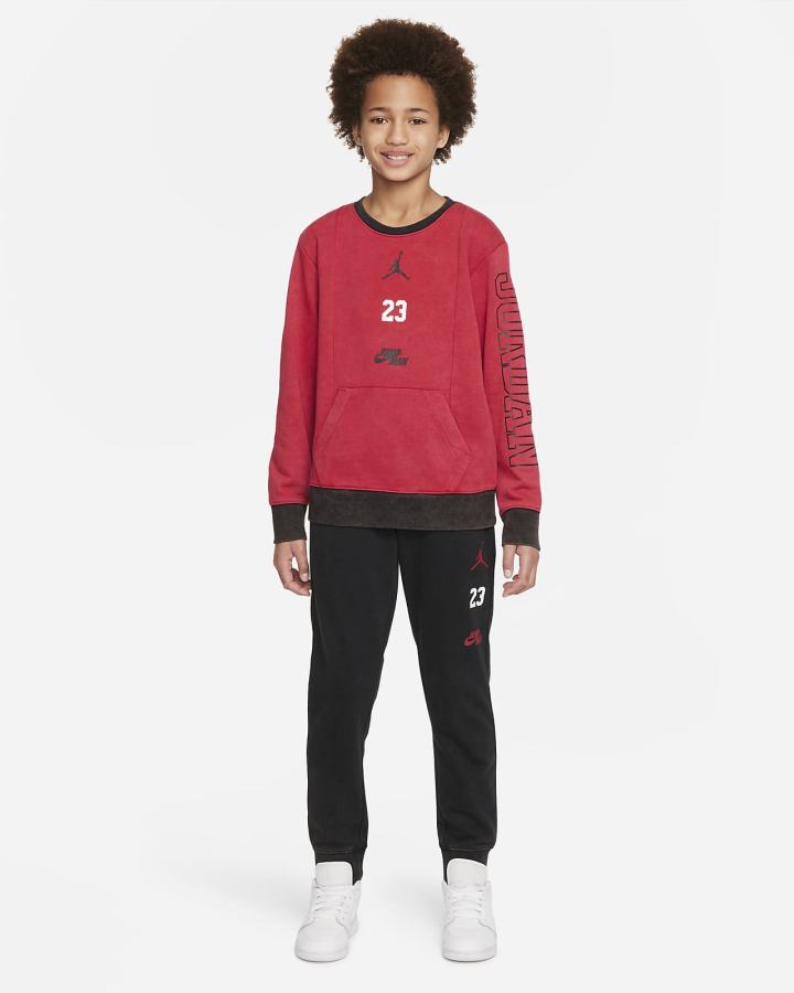 Nike Jordan Jumpman Kids Crew Za Dječake Dukserice Crvene | HR-83261WTXG