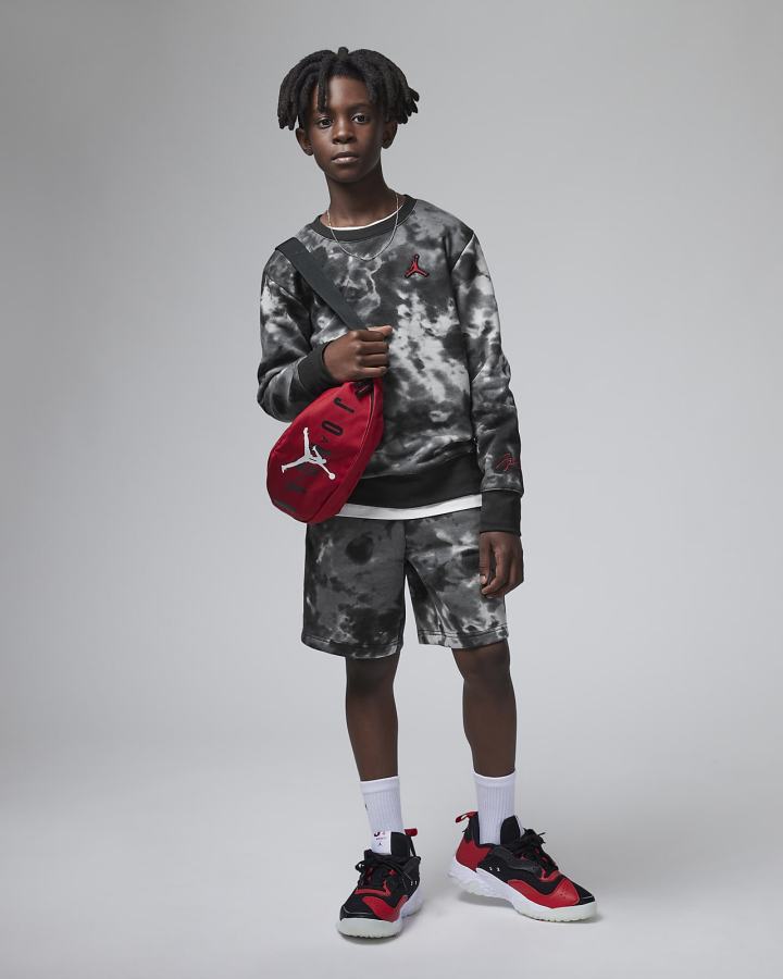 Nike Jordan Kids Crew Za Dječake Dukserice Crne | HR-05719EWPF