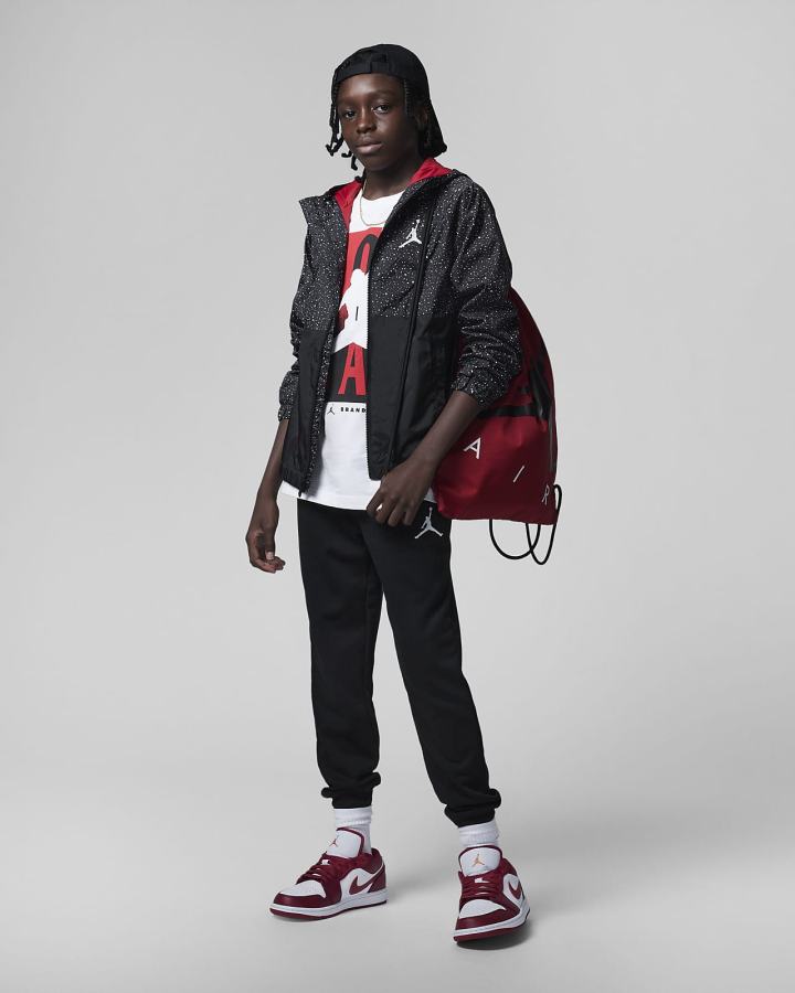 Nike Jordan Kids Full-Zip Za Dječake Jakne Crne | HR-32708SLAM