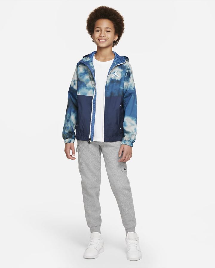 Nike Jordan Kids Full-Zip Za Dječake Jakne Tamno Plave | HR-71425ZUOE