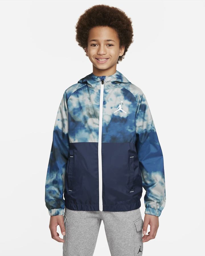 Nike Jordan Kids Full-Zip Za Dječake Jakne Tamno Plave | HR-71425ZUOE