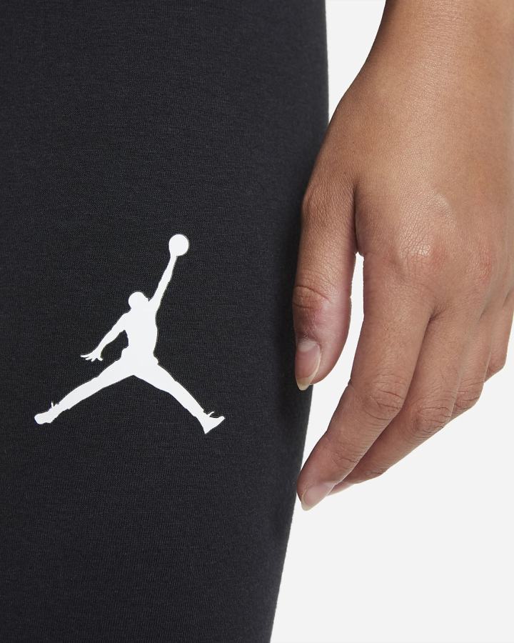 Nike Jordan Kids High-Waisted Za Djevojčice Tajice Crne | HR-53068CYHG