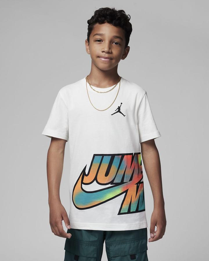 Nike Jordan Kids MVP Jumpman Wrap Graficke Za Dječake Majice Bijele | HR-89621YNOK