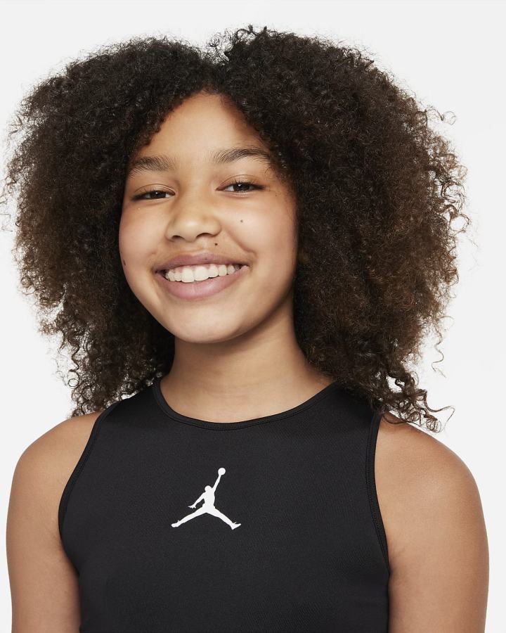 Nike Jordan Kids Za Djevojčice Majica Bez Rukava Crne | HR-26741AOLF