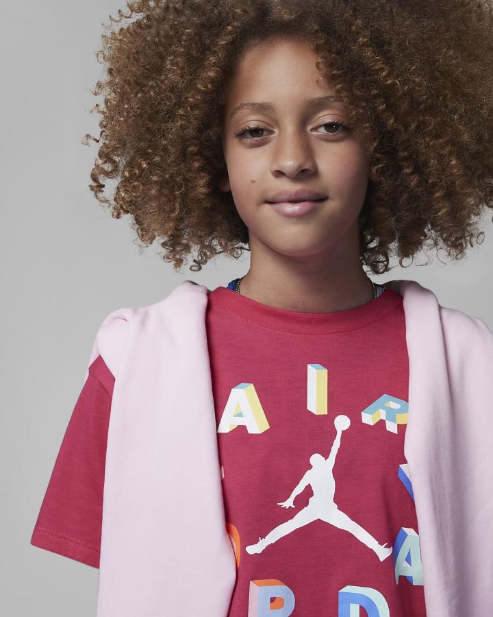 Nike Jordan Kids Za Djevojčice Majice Roze | HR-08395MXYW