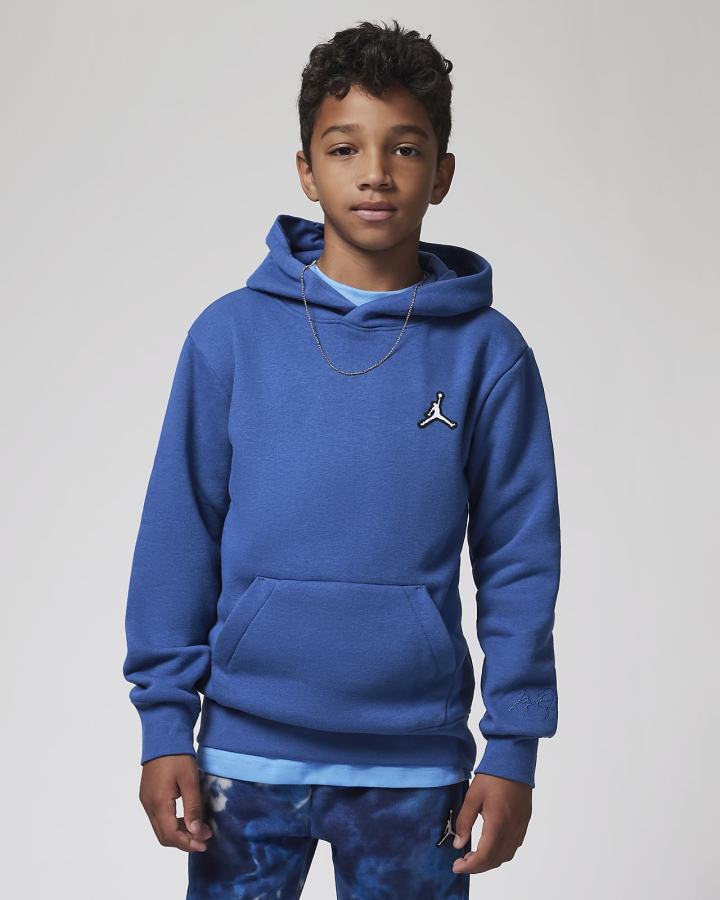 Nike Jordan Kids Za Dječake Majica S Kapuljačom Plave | HR-30157XEBO