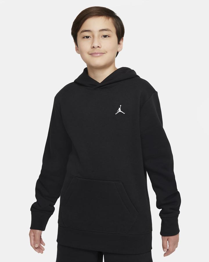 Nike Jordan Kids Za Dječake Majica S Kapuljačom Crne | HR-36290RCPJ