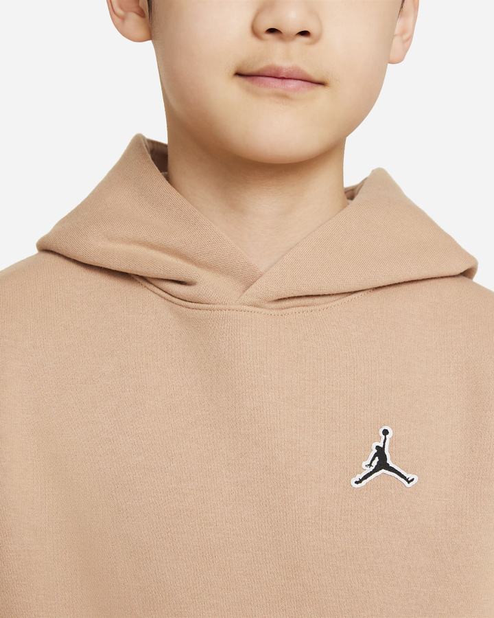 Nike Jordan Kids Za Dječake Majica S Kapuljačom Bež | HR-65712STOE