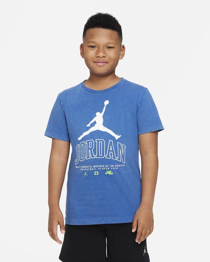 Nike Jordan Kids Za Dječake Majice Tamno Plave | HR-83012VNTK