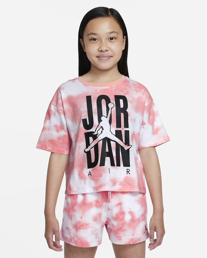 Nike Jordan Tie Dye Air Tee Kids Za Djevojčice Majice Narančaste | HR-32946MRSH