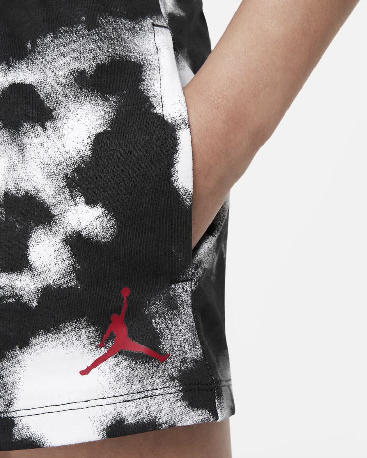 Nike Jordan Tie Dye Kids Za Djevojčice Kratke Hlače Crne | HR-38921GPLR