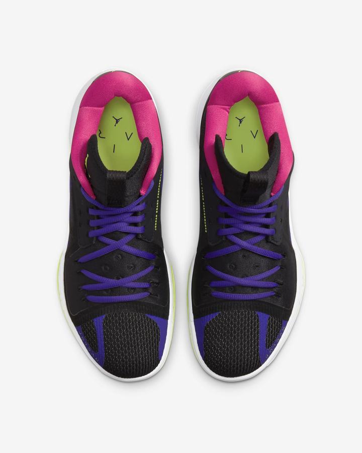 Nike Jordan Zoom Separate Muške Košarkaške Cipele Crne Ljubičaste Roze | HR-17386TRLB