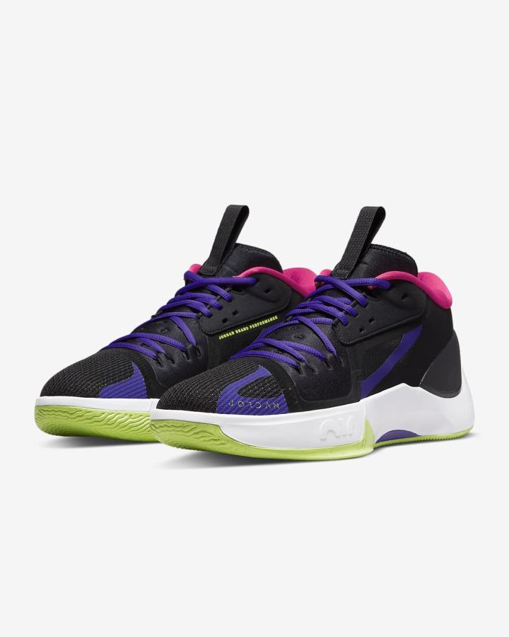 Nike Jordan Zoom Separate Muške Košarkaške Cipele Crne Ljubičaste Roze | HR-17386TRLB