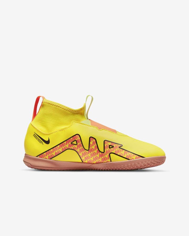 Nike Jr. Mercurial Zoom Superfly 9 Academy KM IC Kids Indoor/Court Za Djevojčice Nogometne Tenisice Žute | HR-28619NXPB