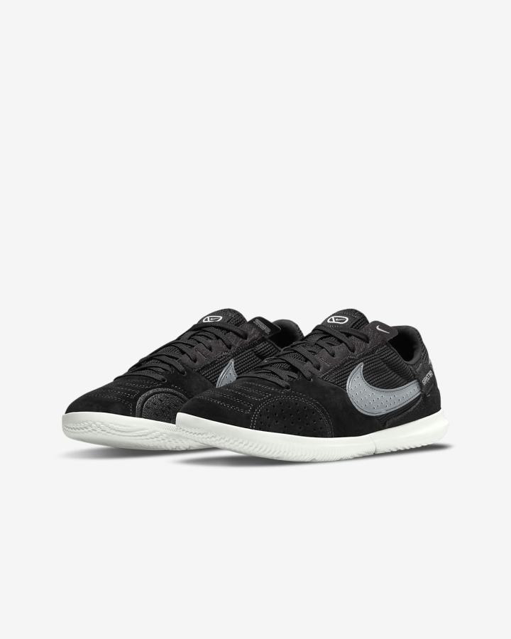 Nike Jr. Streetgato Kids Za Djevojčice Nogometne Tenisice Crne Bijele | HR-65371GTNP