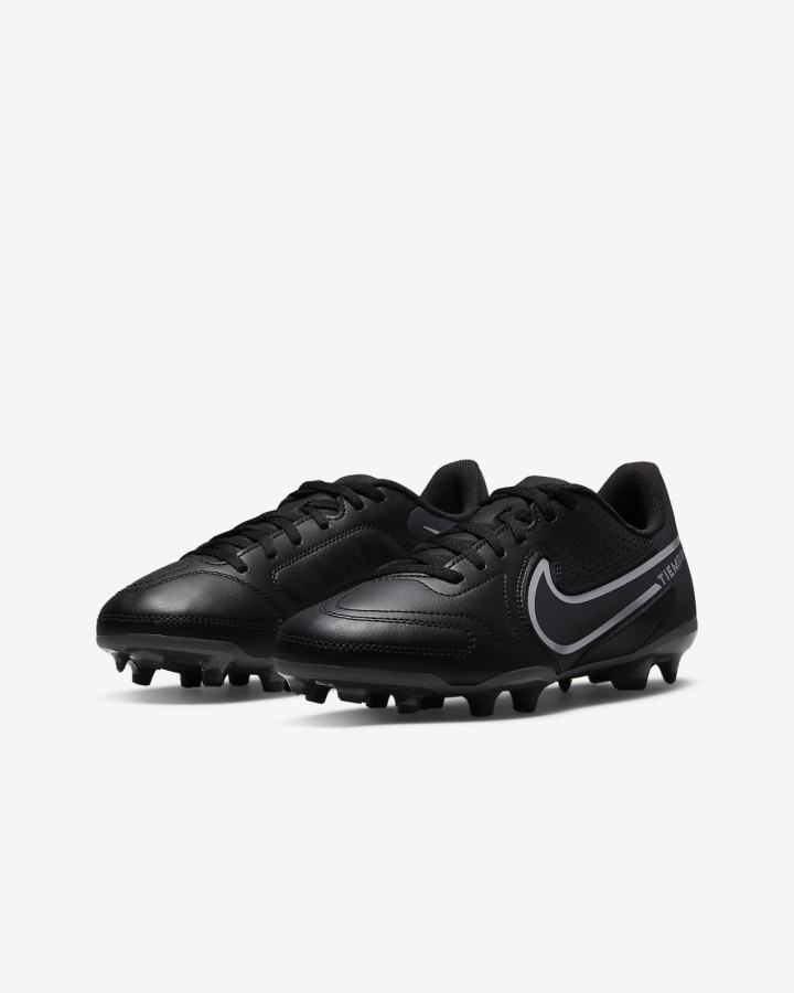 Nike Jr. Tiempo Legend 9 Club MG Kids Multi-Ground Za Djevojčice Nogometne Kocke Crne Tamno Sive Crne | HR-81730IPJU