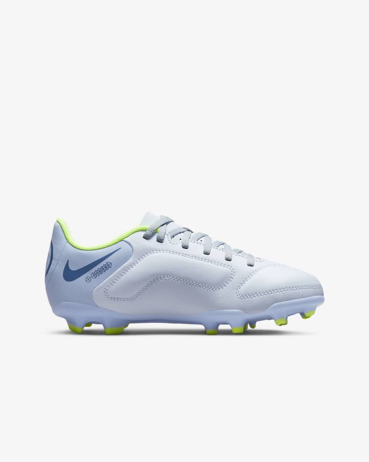 Nike Jr. Tiempo Legend 9 Club MG Kids Multi-Ground Za Djevojčice Nogometne Kocke Sive Svijetlo Plave Tamno Plave | HR-83762FLVC