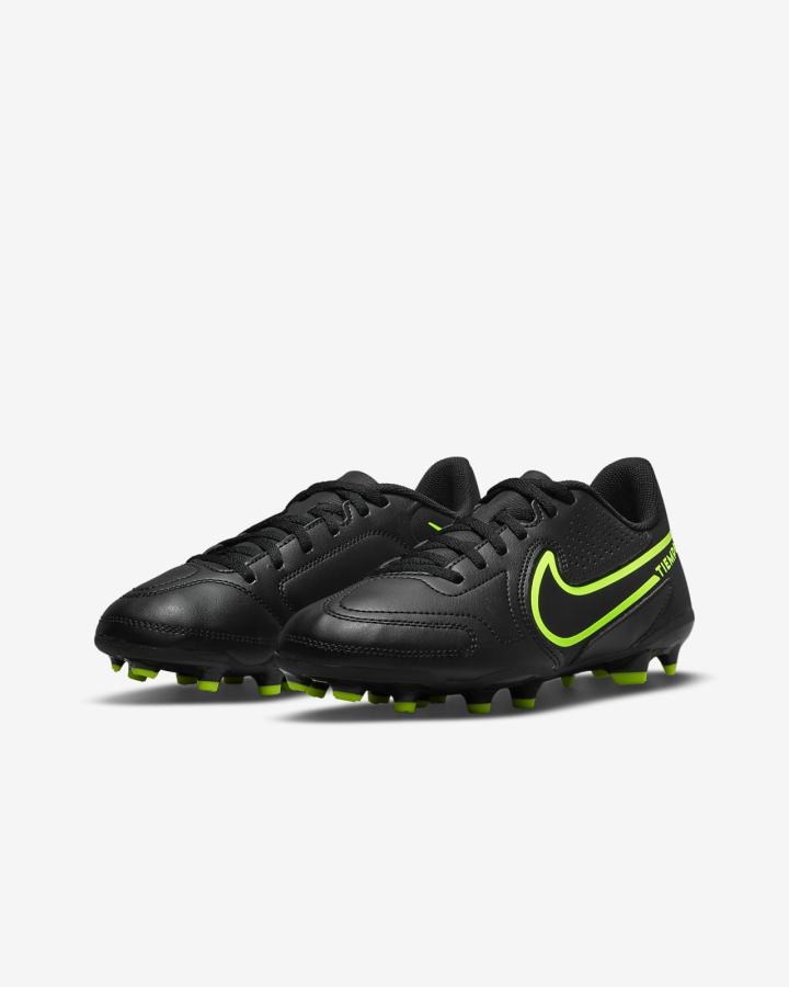 Nike Jr. Tiempo Legend 9 Club MG Kids Multi-Ground Za Djevojčice Nogometne Kocke Crne | HR-92138QVCU