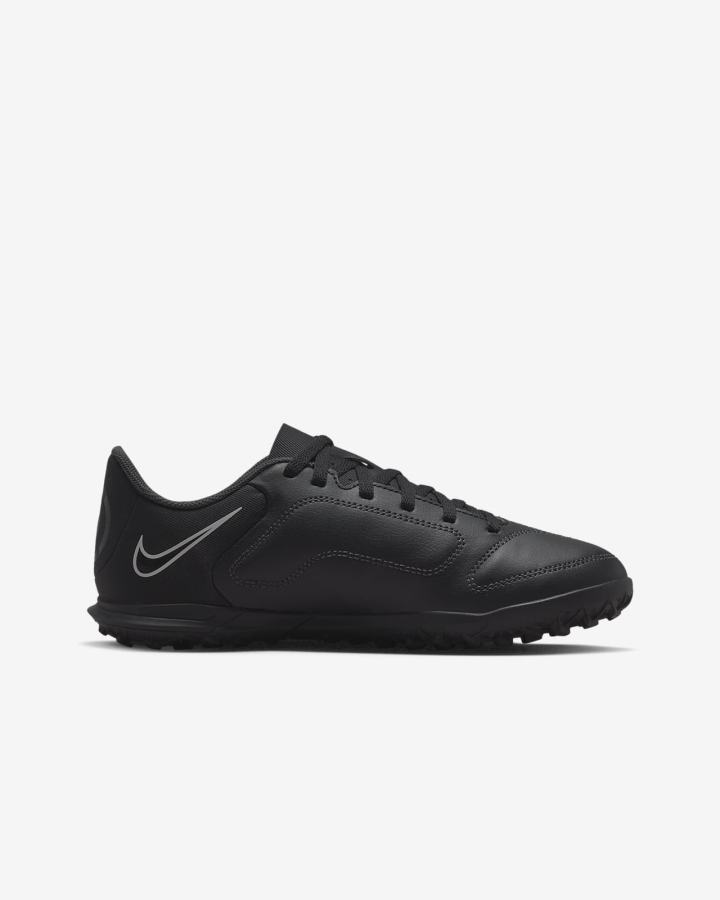 Nike Jr. Tiempo Legend 9 Club TF Kids Turf Za Djevojčice Nogometne Tenisice Crne Bijele Svijetlo Plave Crne | HR-54036EKBH