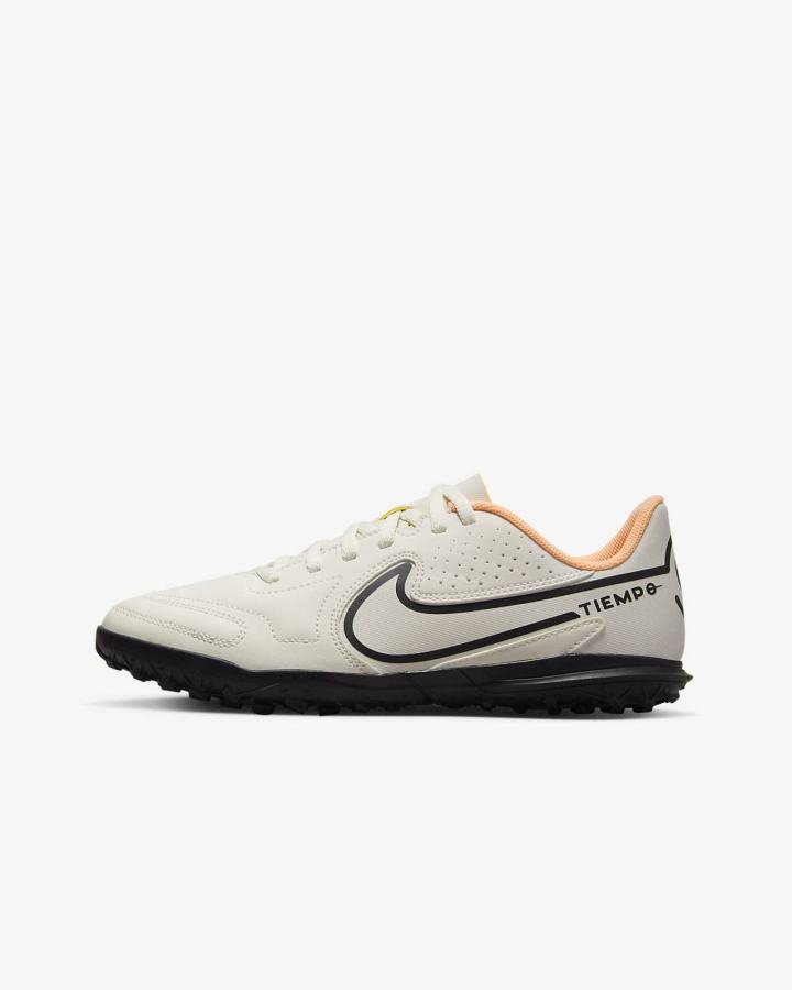 Nike Jr. Tiempo Legend 9 Club TF Kids Turf Za Djevojčice Nogometne Tenisice Žute | HR-80396KZVL