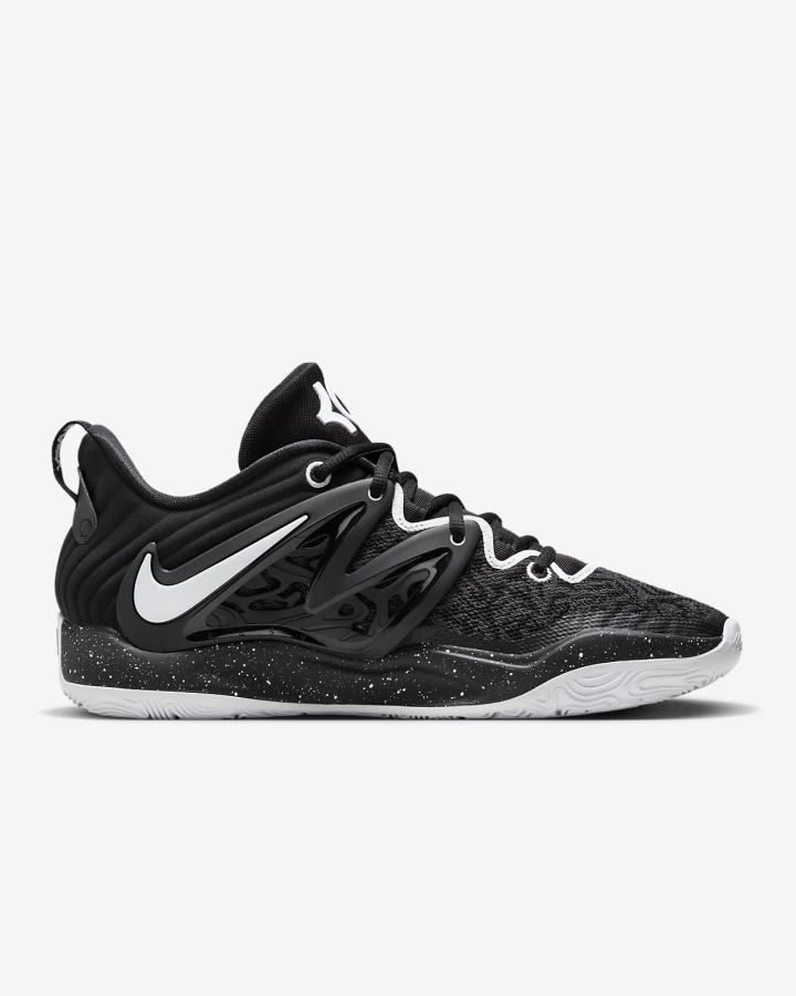 Nike KD15 (Team) Ženske Košarkaške Cipele Crne Bijele | HR-96308LOHK