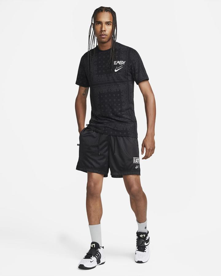 Nike KD Dri-FIT Basketball Muške Majice Crne Tamno Sive | HR-18634GFNQ