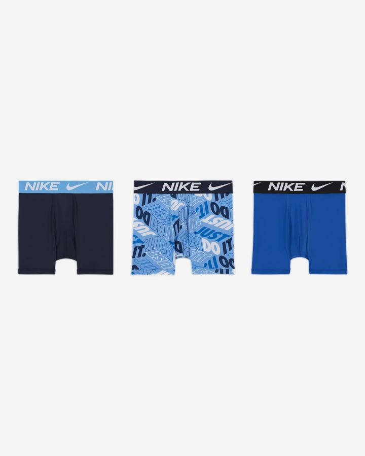 Nike Kids Boxer Briefs (3-Pack) Za Dječake Donje Rublje Maskirne Zelene | HR-70984ITKA